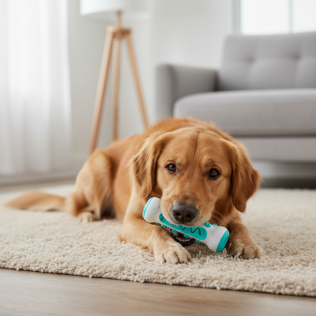 BowLift | ZenDog Calming Dog Toy | Lavender & Chamomile Infused | Non-Toxic High-Durability Polymer | Anxiety-Reduction Sensory Hardware | Pliable Tactile Surface