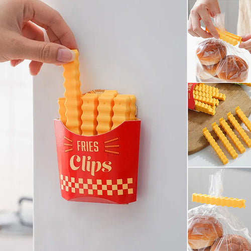 Funny Magnetic French Fries Food Clips | Bowlift