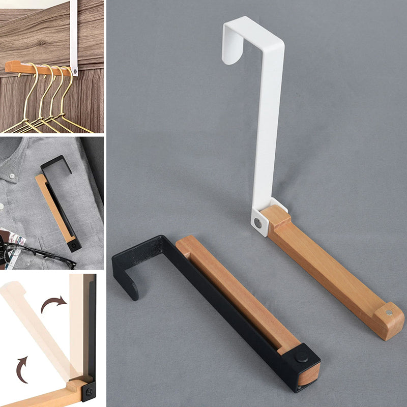 Foldable Wood Over The Door Hooks | Bowlift