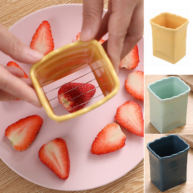 BowLift | Fruit Egg Stainless Steel Strawberry Cutter
