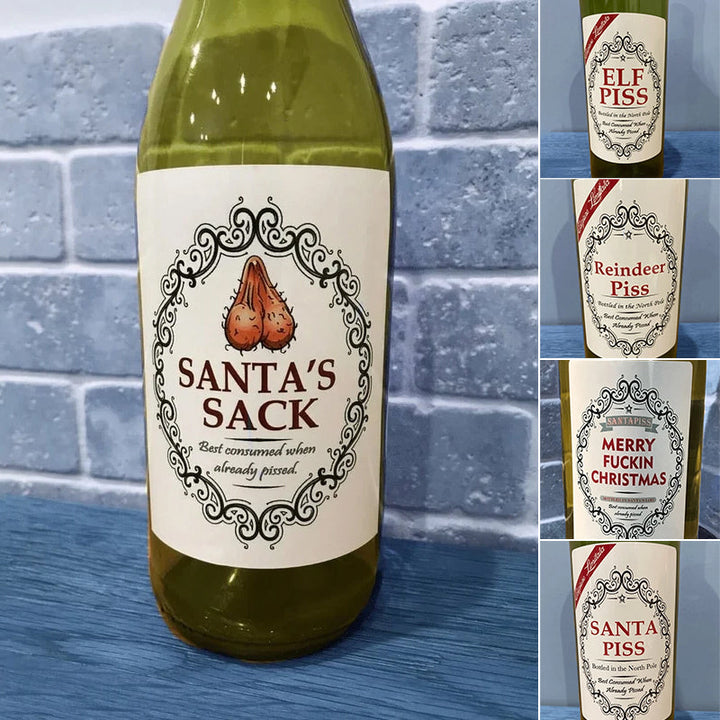 BowLift | Christmas Fun Novelty Bottle Labels (5PART)