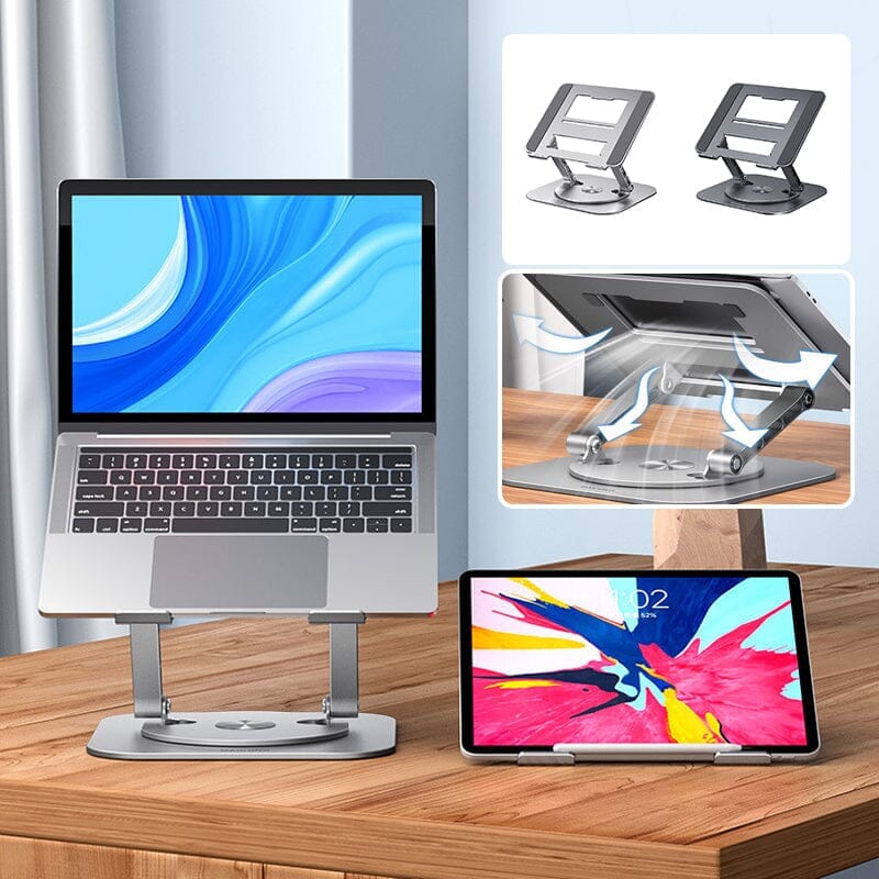BowLift | Laptop Stand Aluminum Alloy Rotating Frame