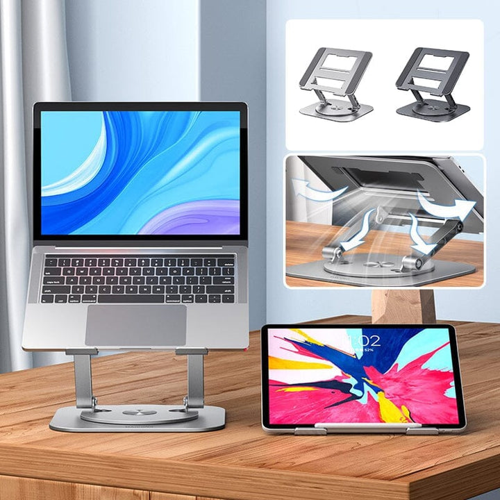 BowLift | Laptop Stand Aluminum Alloy Rotating Frame