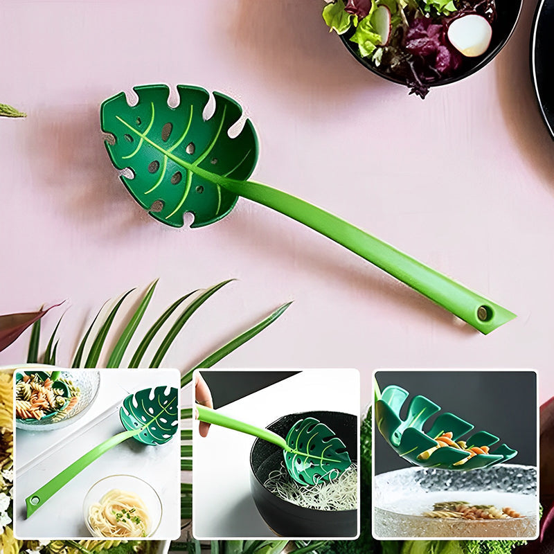 Green Leaf Colander | Bowlift