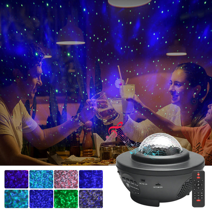 USB-Bluetooth-Music Star Projection Light | Bowlift