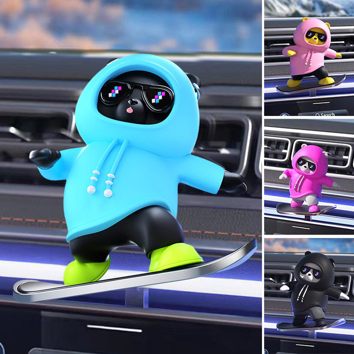 BowLift | Skateboarding Bears Car Decoration