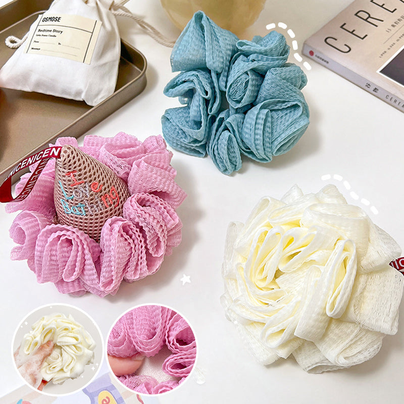 Bath Ball Cute Ice Cream Scrub Towel | Bowlift