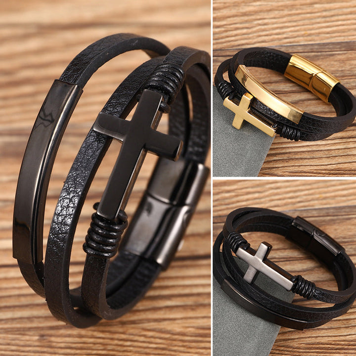 BowLift | Multi-layered cross bracelet