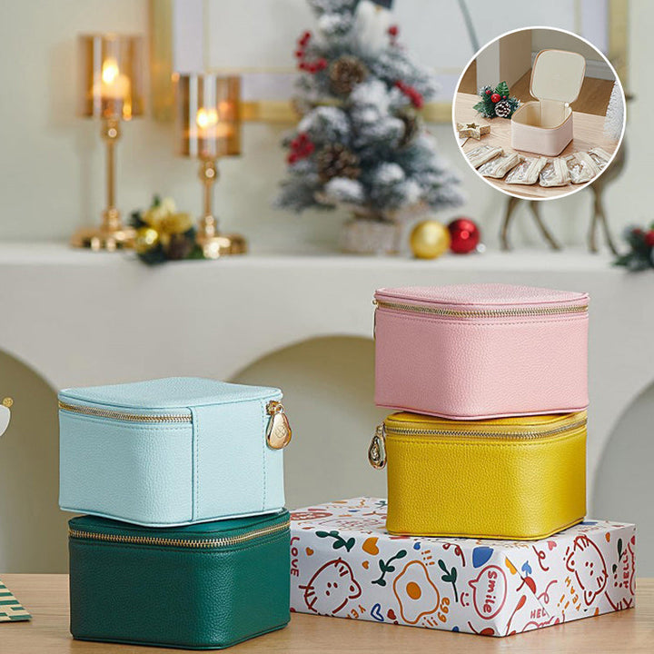 Leather jewelry box for travel | Bowlift