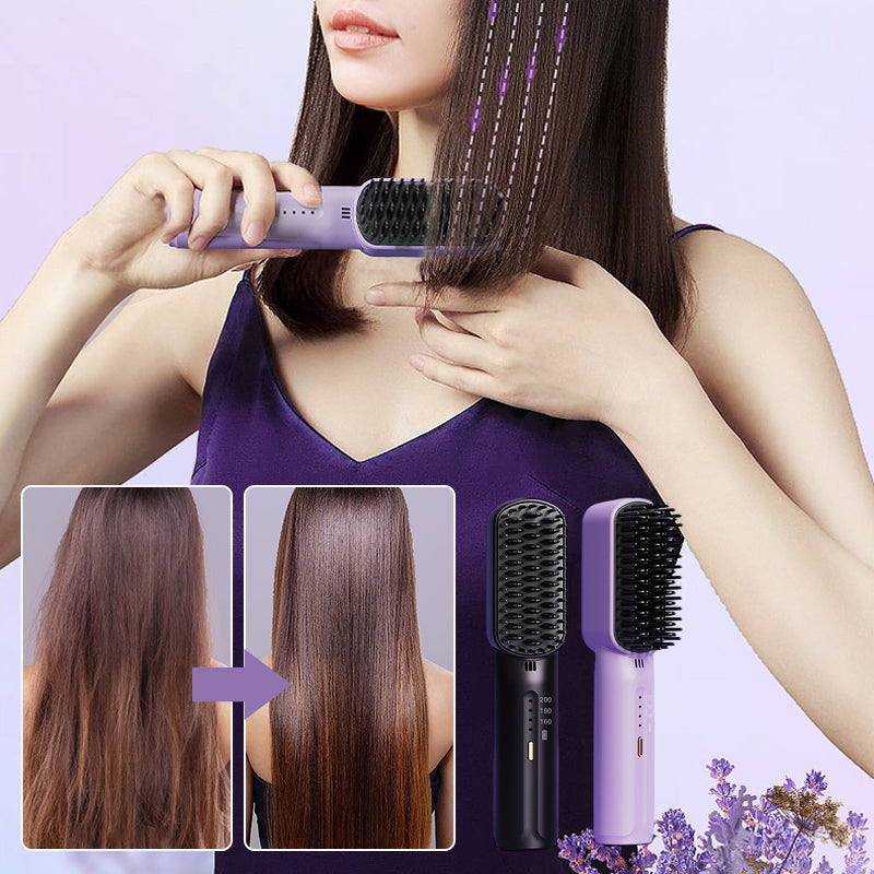 BowLift | Portable negative ion hair straightener comb