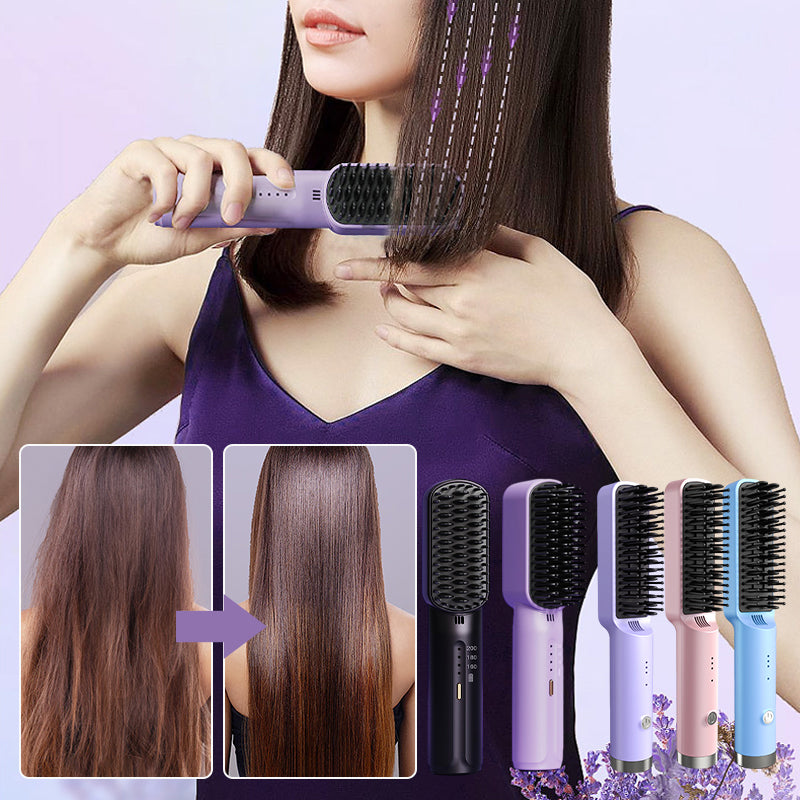 BowLift | Portable negative ion hair straightener comb