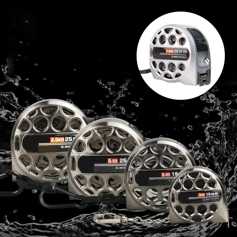 Stainless steel telescopic tape measure with corrosion protection | Bowlift