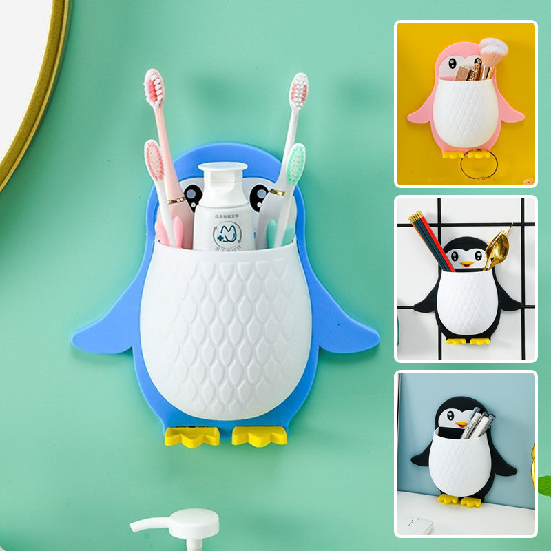 Penguin Shape Wall Mount Phone Holder | Bowlift
