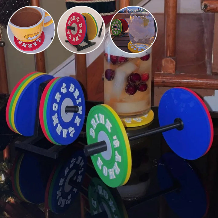 Weight Plate Coaster Set of 4 | Bowlift