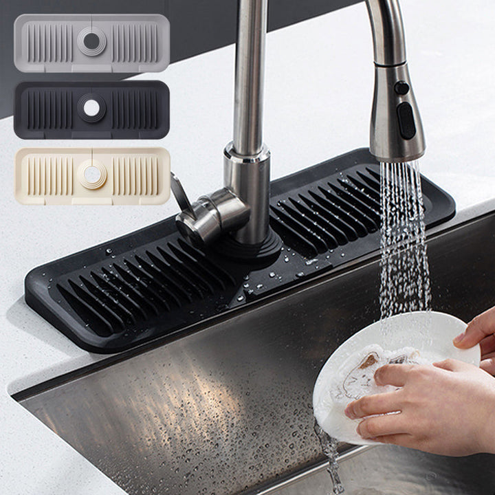 BowLift | Silicone sink faucet splash guard mat