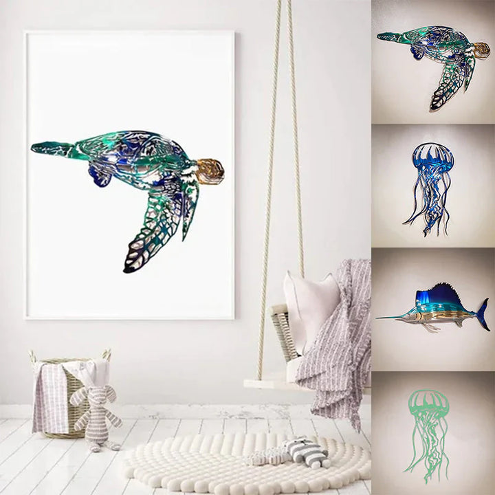 BowLift | Sea creature ornaments made of metal
