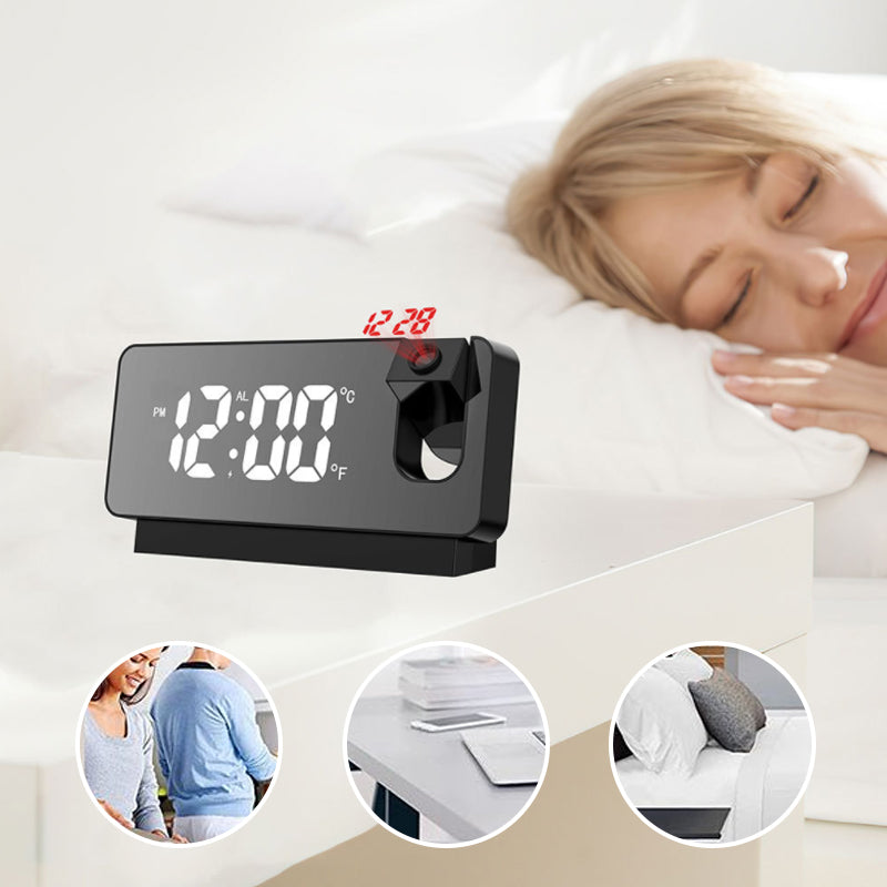 Smart Digital Projection Clock | Bowlift