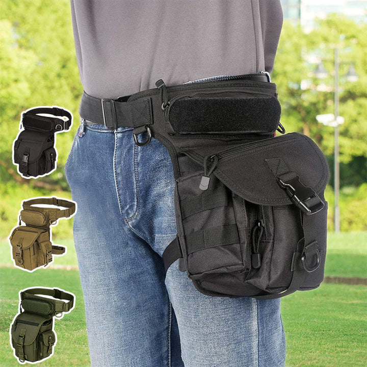 BowLift | Nylon Waterproof Men Tactical Waist Pack Leg Travel Belt Bag