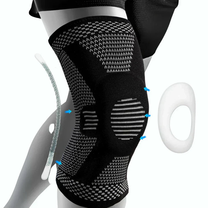 FlexiKnee Compression Bandage – Supportive Knee Bandage for Pain, Swelling, and Stiffness | Bowlift