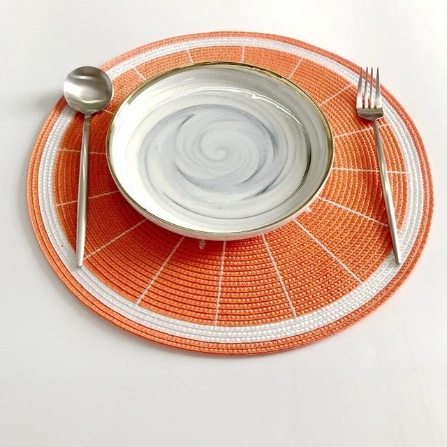 BowLift | Decorative placemat set with fruit motifs