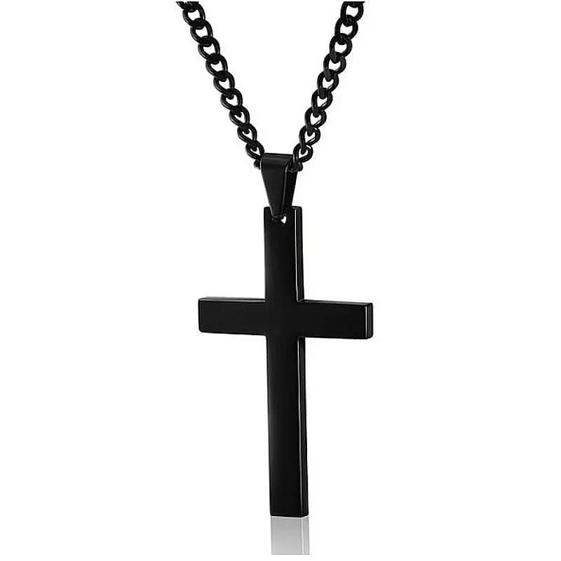 BowLift | Men's Necklace with Stainless Steel Cross Pendant