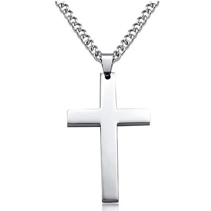 BowLift | Men's Necklace with Stainless Steel Cross Pendant