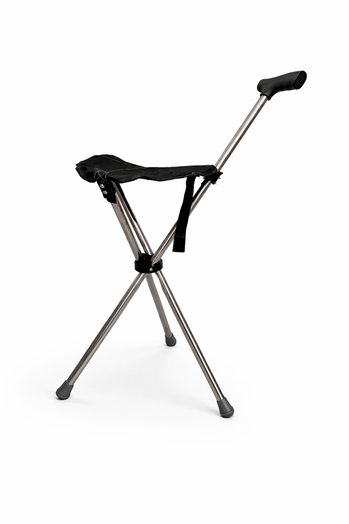 2-in-1 Walking Stick with Seat | Bowlift