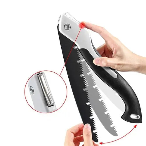 BowLift | Folding Saw made of Carbon Steel – Fast Cut through Ω Tooth Design