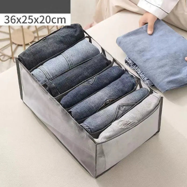 BowLift | Foldable Mesh Dress Organizer – Perfect Separation of Pants & Shirts
