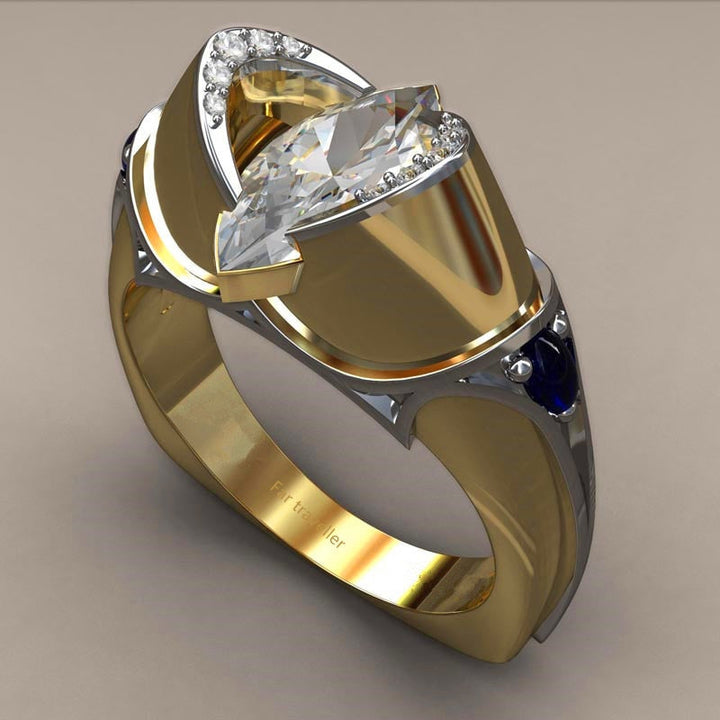 BowLift | Fashion New Ring With Red Stones For Women Vintage Crystal Zircon Rings