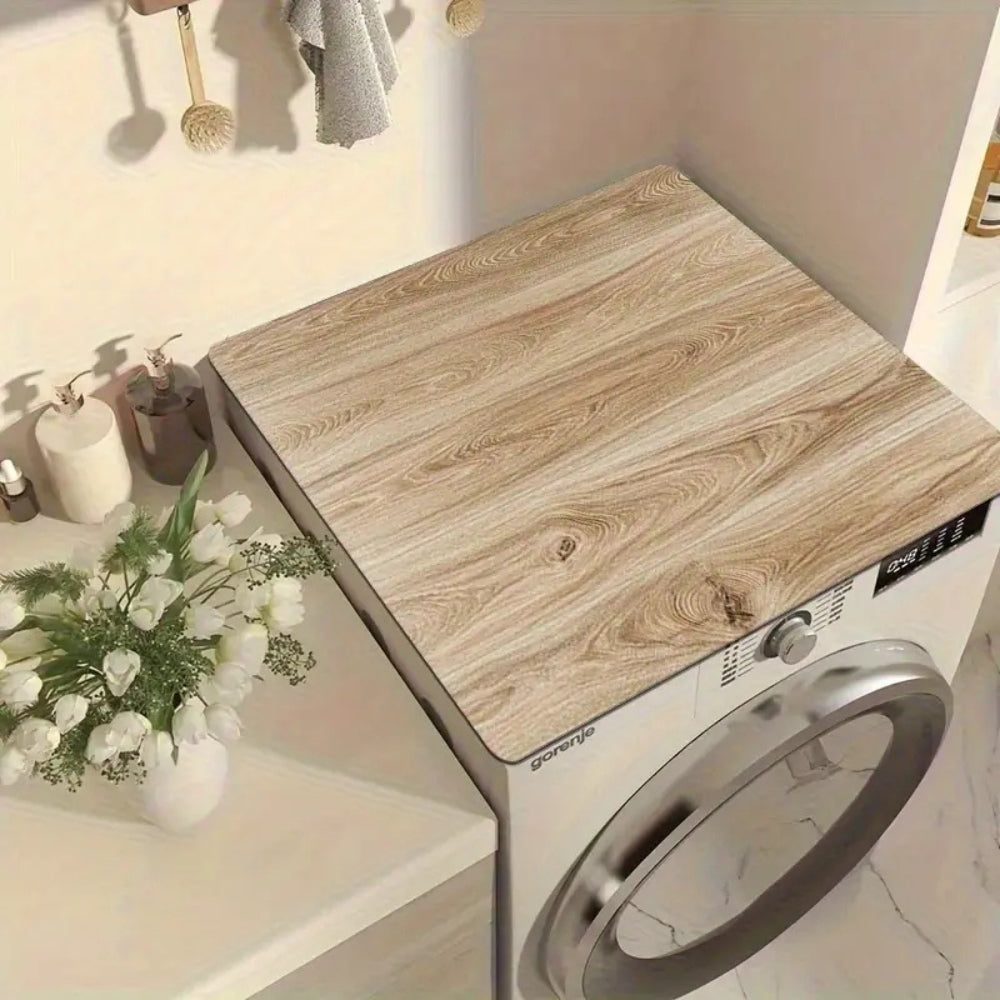 BowLift | Faux Wood Grain Appliance Protector Mat