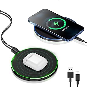 BowLift | 30W Fast Wireless Charging Pad | Premium USB-C MagSafe Charger for Apple iPhone, Samsung & Android