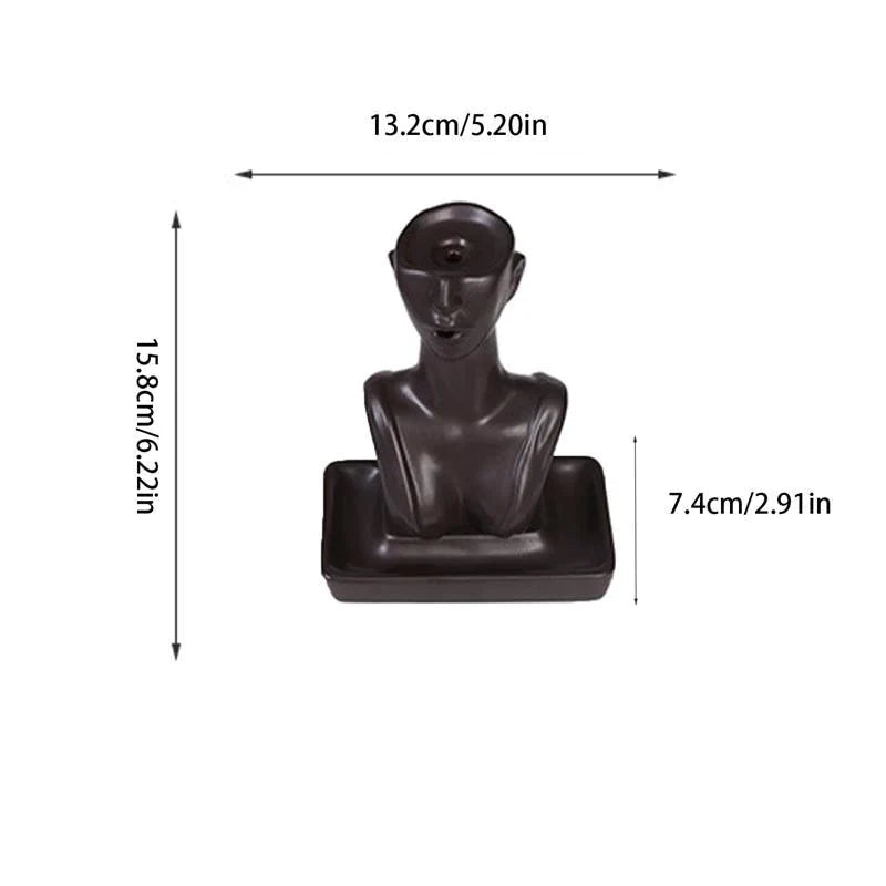 Female Form Backflow Incense Holder Bowlift