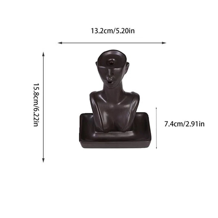 Female Form Backflow Incense Holder Bowlift