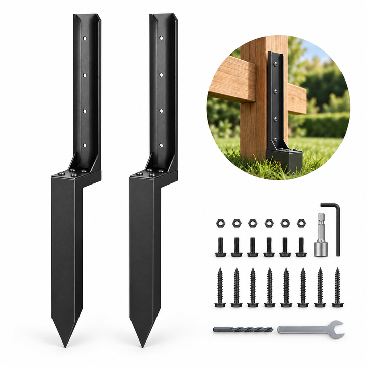 BowLift | Heavy-Duty Fence Post Repair Stakes