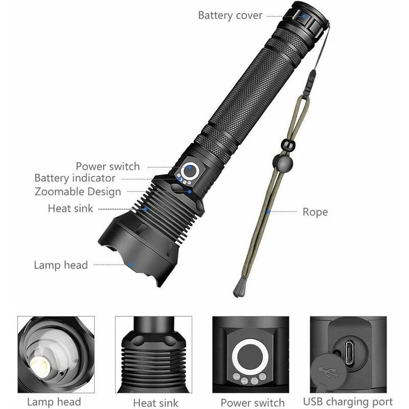 BowLift | Rechargeable LED Torch with Long Range Beam