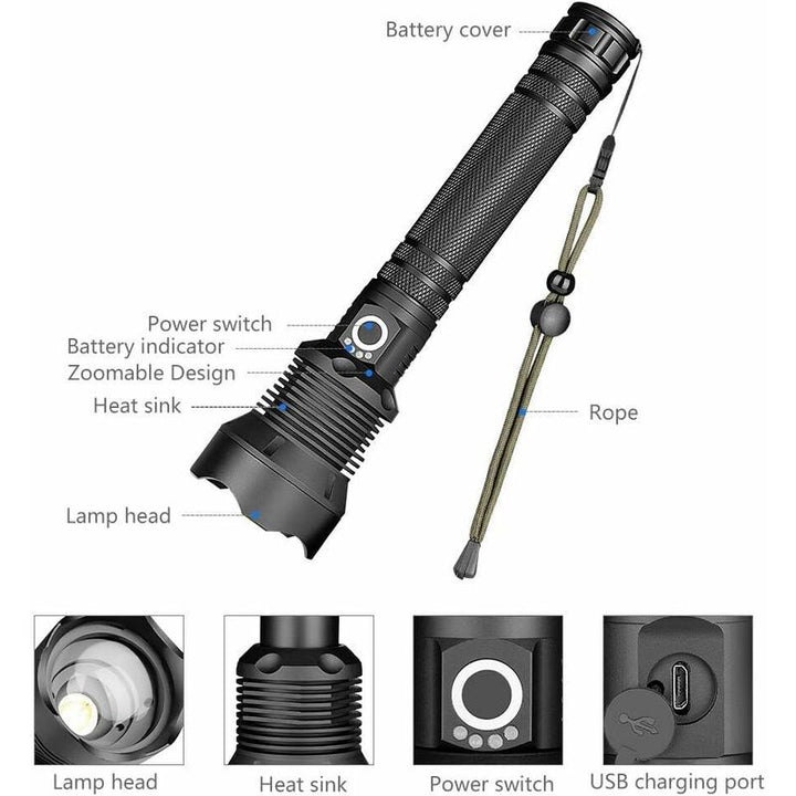 BowLift | Rechargeable LED Torch with Long Range Beam