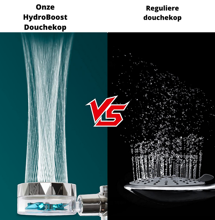 HydroPower Showerhead – Sustainable Shower Jet with Filter Bowlift