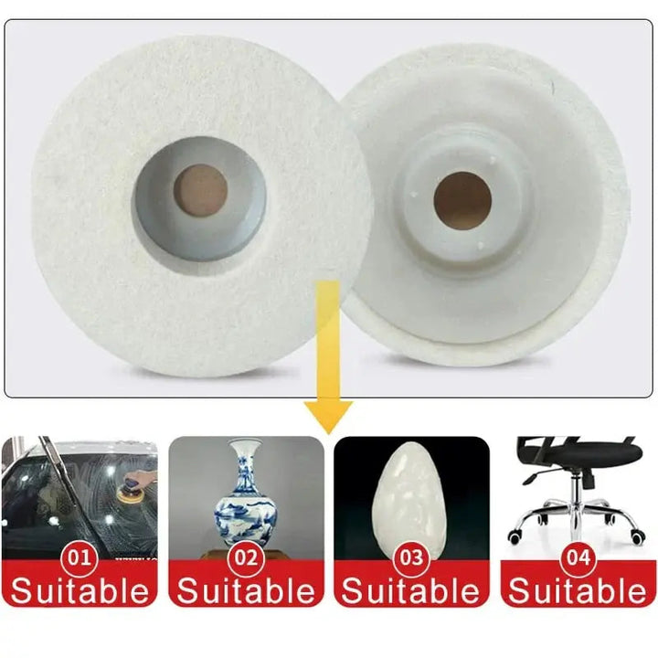 BowLift | Felt Polishing Disc for Polishing and Shining