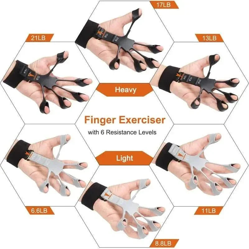 BowLift | Finger & hand trainer with 6 resistance levels for more grip strength & flexibility