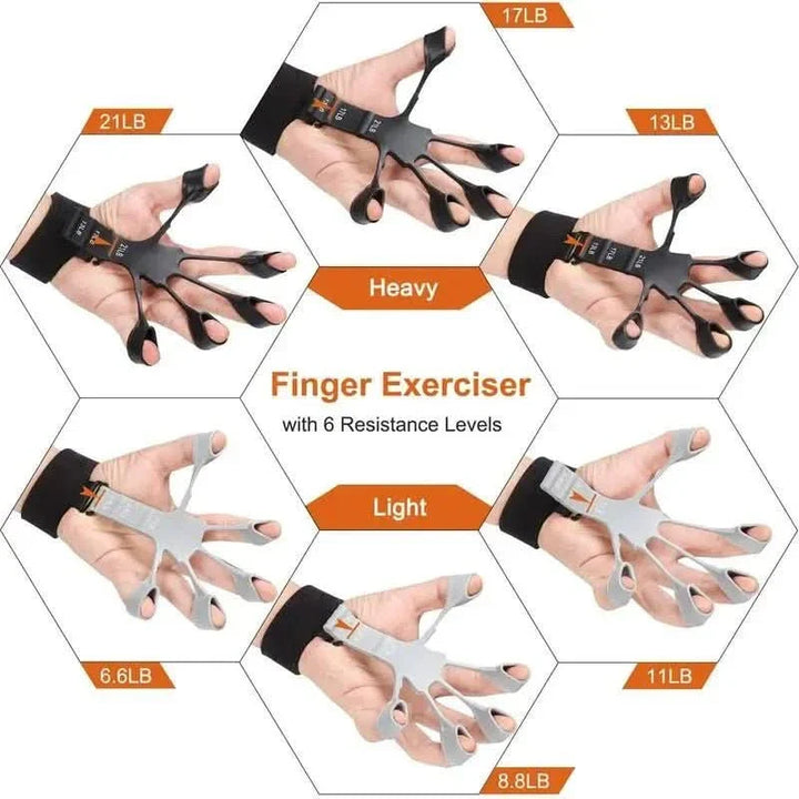 BowLift | Finger & hand trainer with 6 resistance levels for more grip strength & flexibility