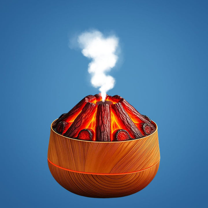 FlameMist | Essential Oil Diffuser – Flame LED – Two Mist Modes – Quiet USB Design – Home Relaxation Bowlift