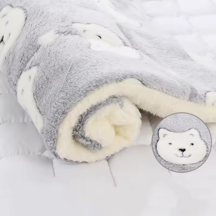 Washable dog blanket soft non-slip ideal for sofa bed and car Bowlift