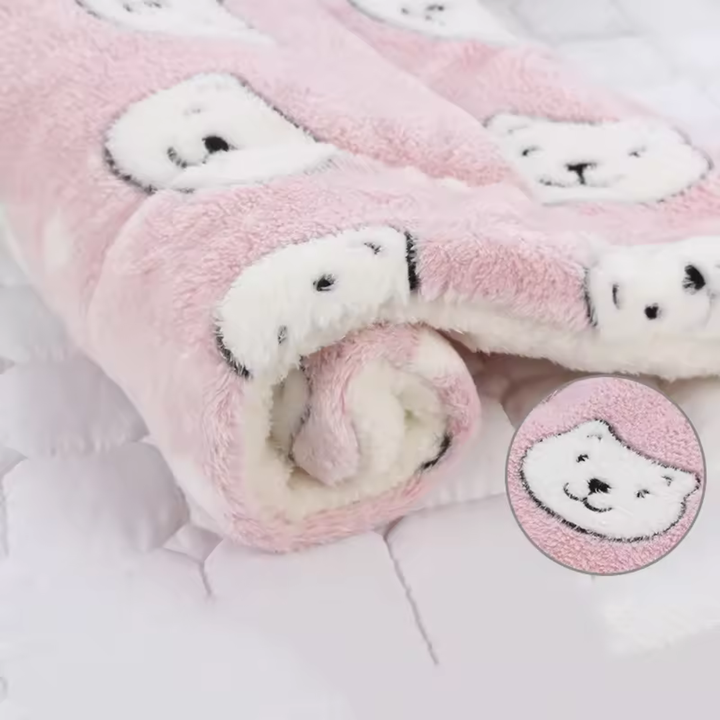 Washable dog blanket soft non-slip ideal for sofa bed and car Bowlift