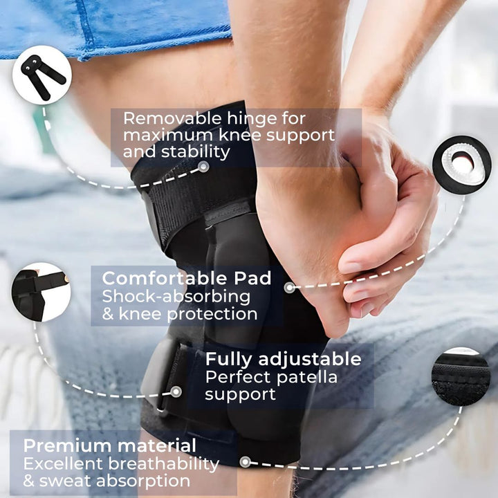 FlexGuard ACL Knee Brace | Knee Support - Knee Stability - Reduces Pain and Swelling - Limits Motion - Protects Knee - Improves Recovery Bowlift