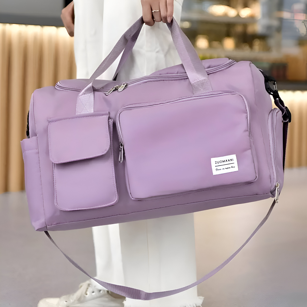 Waterproof Travel Bag with Shoe Compartment – Lightweight Weekend Bag with Plenty of Storage | Bowlift