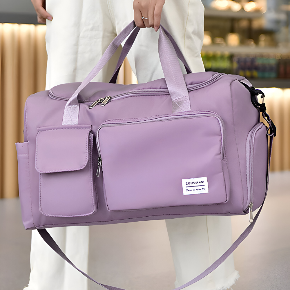 Waterproof Travel Bag with Shoe Compartment – Lightweight Weekend Bag with Plenty of Storage | Bowlift