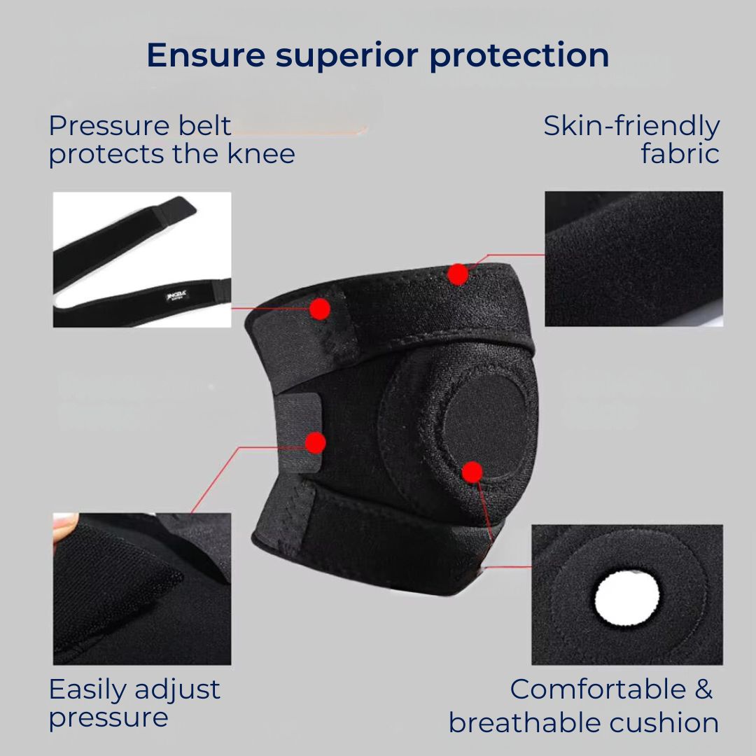 FlexiKnee Adjustable Knee Protection | Customisable Support and Cushioning - for Injury Prevention and Comfort During Activities Bowlift