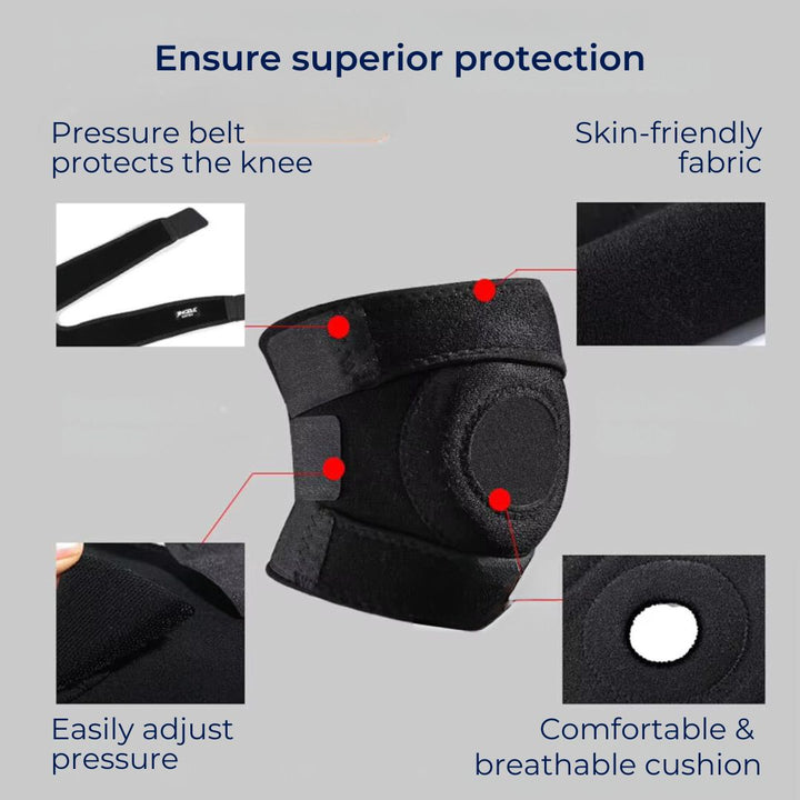 FlexiKnee Adjustable Knee Protection | Customisable Support and Cushioning - for Injury Prevention and Comfort During Activities Bowlift