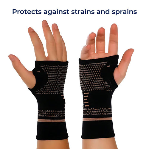 FlexiSupport Wrist Brace | Daily Support and Pain Relief - Breathable, Ideal for Injuries, Chronic Pain - Post-Surgery Recovery Bowlift
